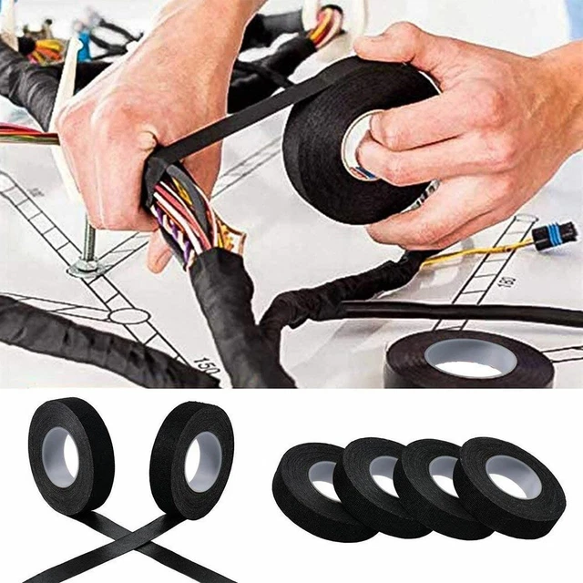 Versatile nastro adesivo in tessuto per cablaggio cavo auto 32 mm x 15 m