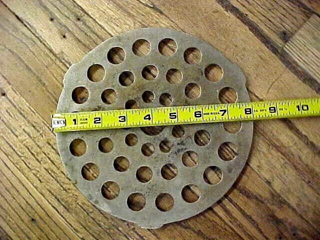 Vintage 8" Nickel Plated Cast Iron Dutch Oven Trivet