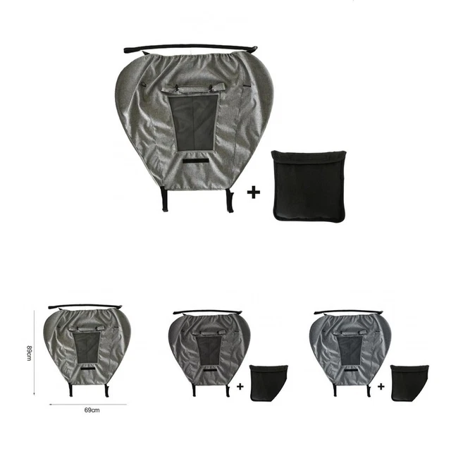 Cochecito de sol portátil ajustable para bebé cochecito sombrilla flexible
