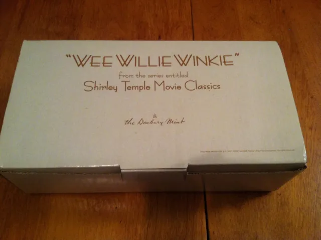 Danbury Mint "Wee Willie Winkie" Shirley Temple Movie Classics 10" Doll w/ Box