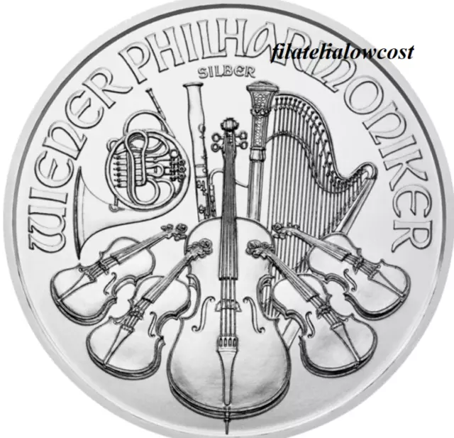 20x Devise Argent 1 OZ 2015 Vienne Philharmonique Argent Sc Une Once Philly 3