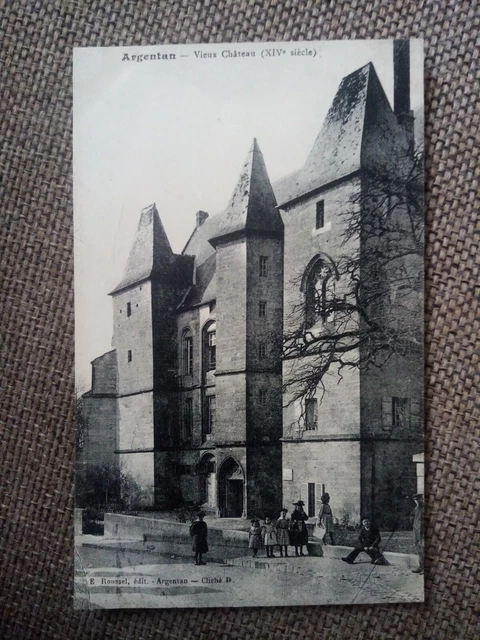 Cpa Argentan Vieux Château