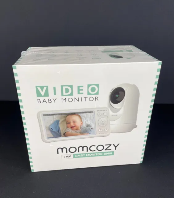 Momcozy Video Baby Monitor 5" HD Baby Monitor with Camera and Audio New