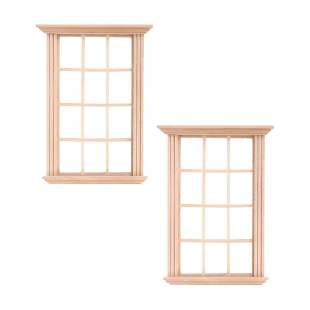 2 pz decorazione vintage modello telaio finestra giocattoli per bambini suite
