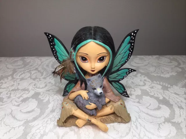Jasmine Becket-Griffith Spirit Maidens Moonheart Spirit Strength Fairy Figurine Jasmine Becket-Griffith Spirit Maidens Moonheart Spirit Strength Fairy Figurine