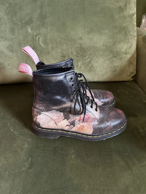 Dr Martens New Order 1460 Power Roses Joy Division Boots Uk 8 Eu 42 Us 10  £60.00 - Picclick Uk