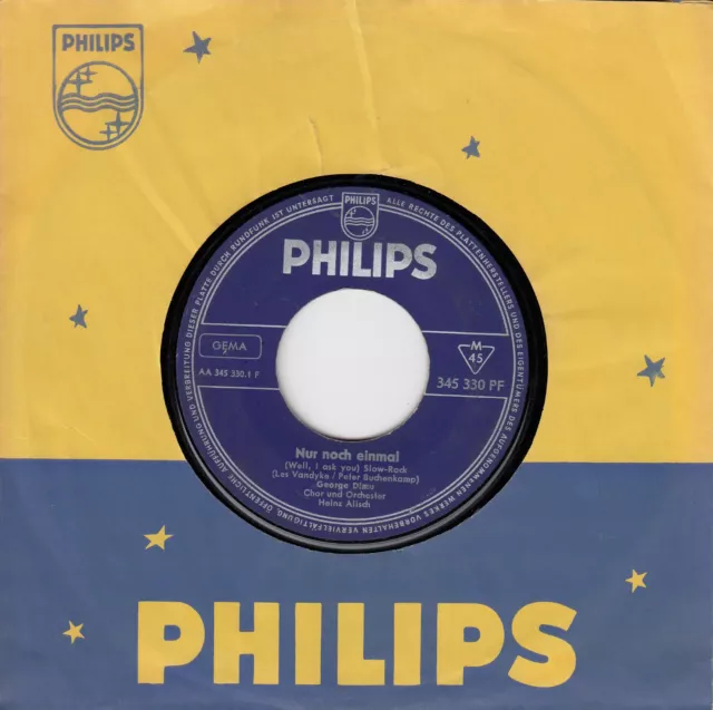 George Dimu – Nur Noch Einmal / Das Ist Das Wunder - 2 Cover Vers. Philips 1961