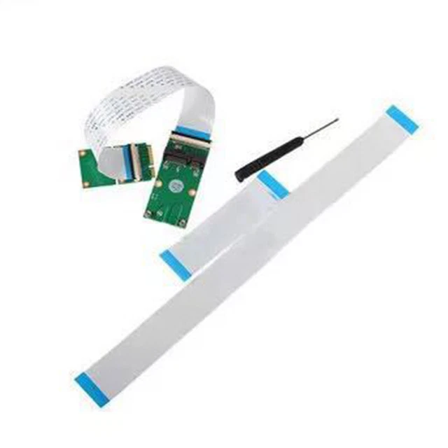 Mini PCIe to Mini PCIe Mini PCI-E Extender FPC Network Card Extend SSD Extender 3