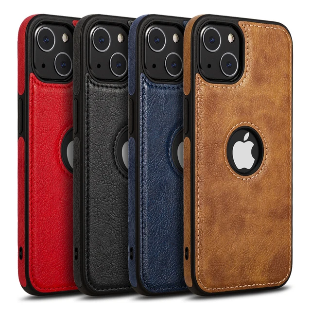 Cover Custodia in Ecopelle per iPhone 14 / 13 / 12 / 11 /Pro Max Qualità Premium