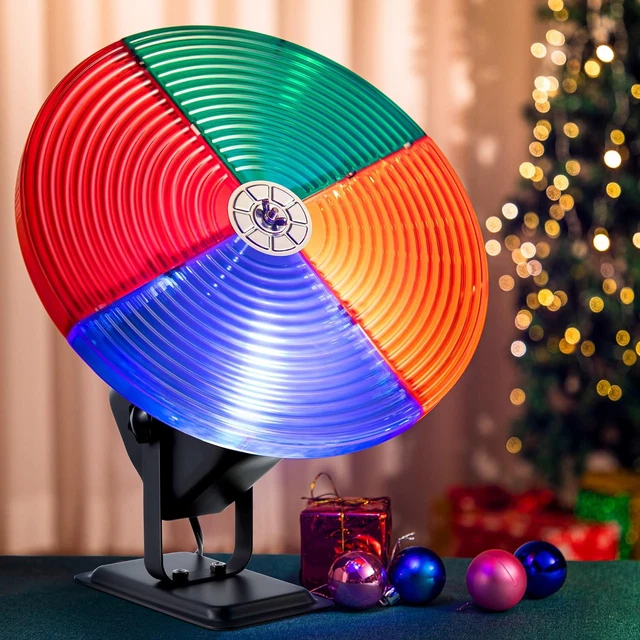 COLOR WHEEL FOR Christmas Tree With E27 Rotating LED Light Vintage