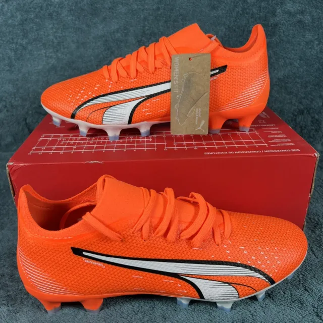 Puma Ultra Match Firm Orange Soccer Cleats Women’s Size 8