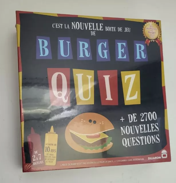 Burger Quiz - Jeux d'Ambiance - Acheter sur