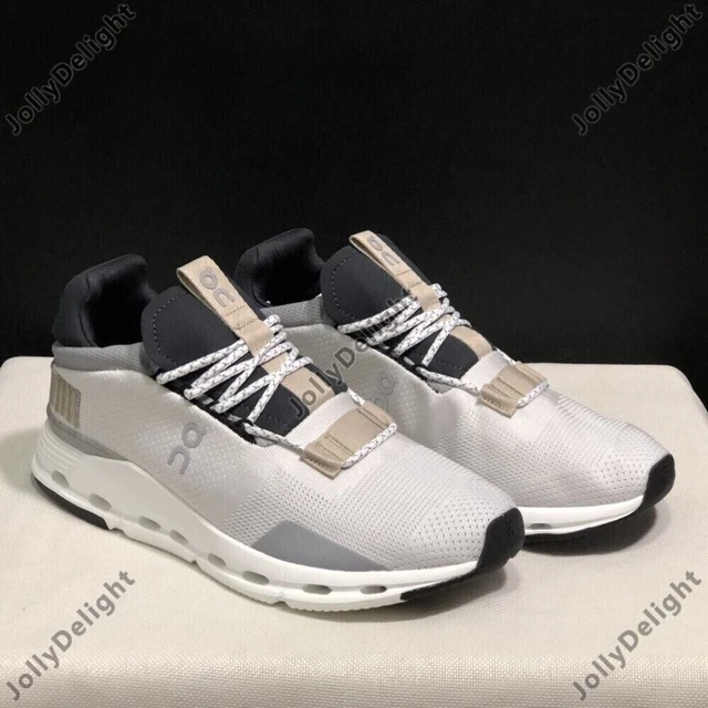 NEW On Cloudnova Women Men Running Shoes White Sand - Breathable & Comfortable