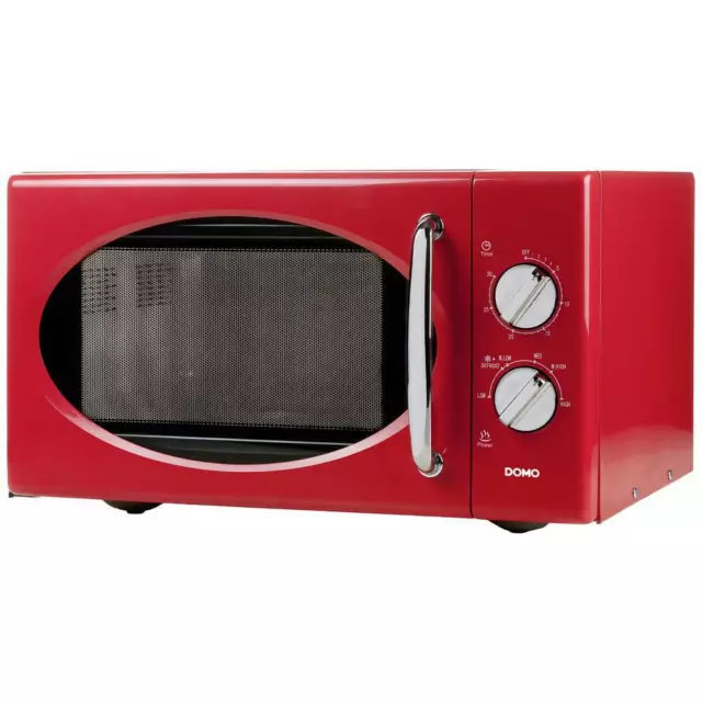 DOMO DO2925 Micro-ondes rouge 900 W fonction minuteur