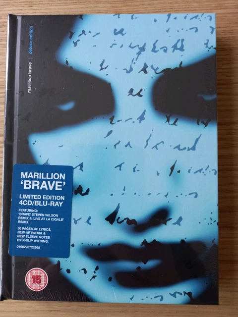 MARILLION BRAVE LIMITED Edition 4 CD + Blu Ray + A4 Poster SIGNED