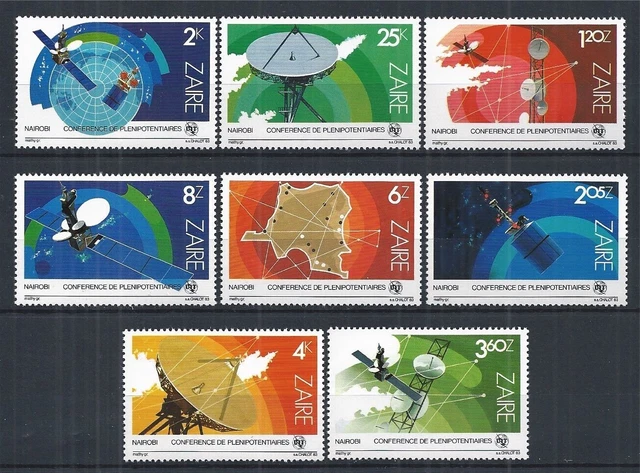 Congo Zaire 1983 Minr : 822 - 829 Space Cosmos Kosmos