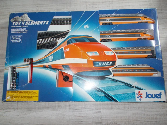 Jouef : coffret TGV Paris-Sud-Est réf. 7839 (1984