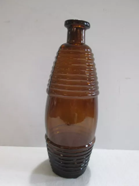 Antique Amber Barrel Bitters with Iron Pontil