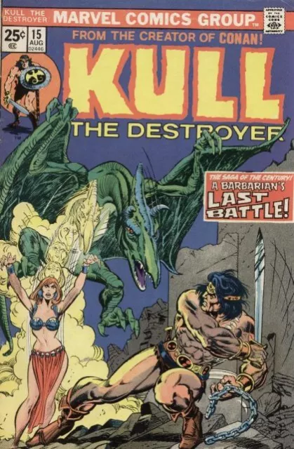Marvel Comics Kull The Conqueror Vol 1 #15 1974 4.0 VG