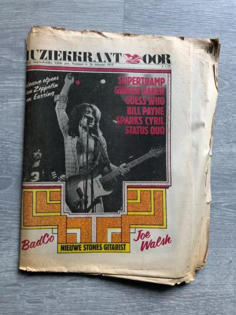 Muziekkrant Oor-Nummer 4 26 Februari 1975