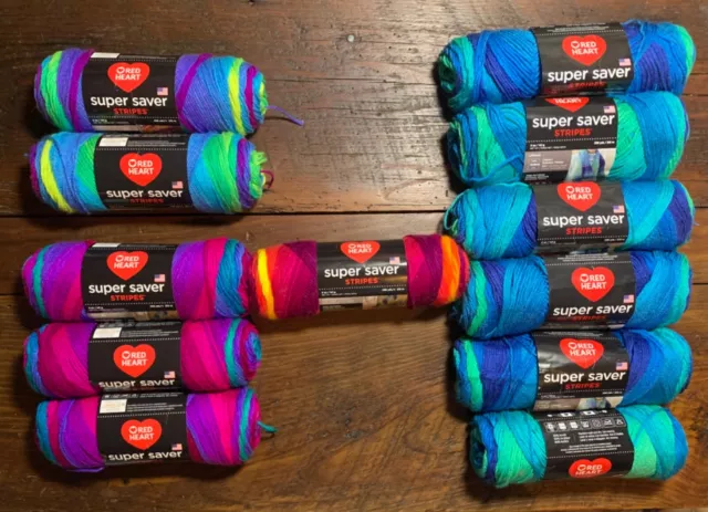 Red Heart SUPER SAVER Yarn * 13 - COLORS TO PICK FROM * SOLD PER SKEIN