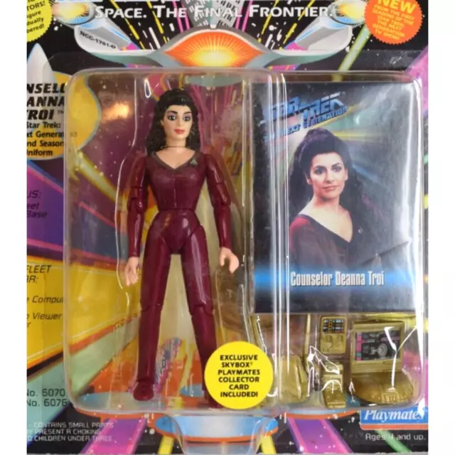 Vtg 1993 Counselor Deanna Troi Action Figure Star Trek Next Generation Playmates
