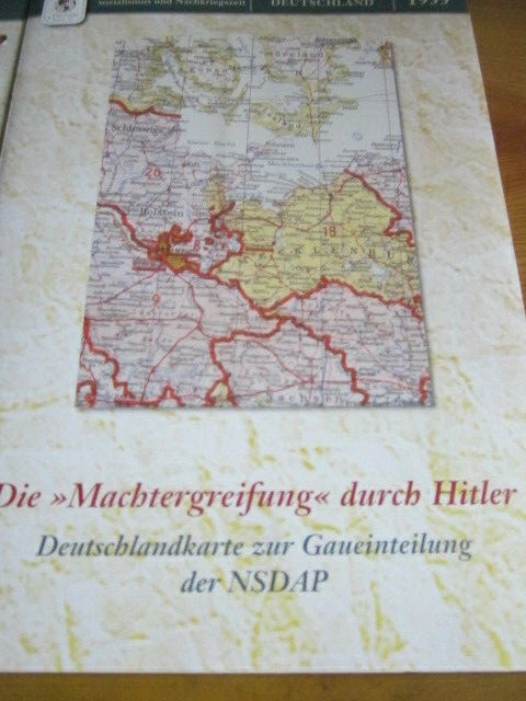 Dtsch.Geschichte in Historischen Karten 1933 Machtergreifung und Gaueintelung