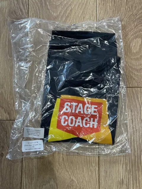 StageCoach T-shirt uniforme. Nuovissimo di zecca. 7-8 anni.