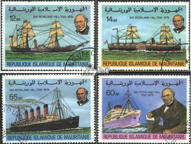 Mauritania 636-639 (complete issue) used 1979 100.Death of Sir