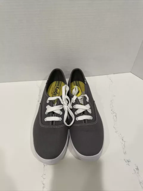 Keds Women Champion Ox Graphite Medium Shoes WF35186, Size 8.5