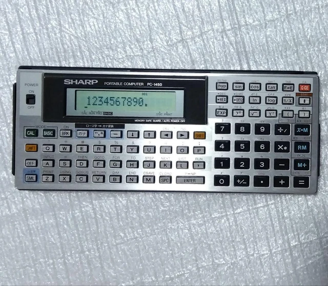 Sharp PC-1500 Pocket Computer – Calculatrice Programmable – RAM 8K CE-155