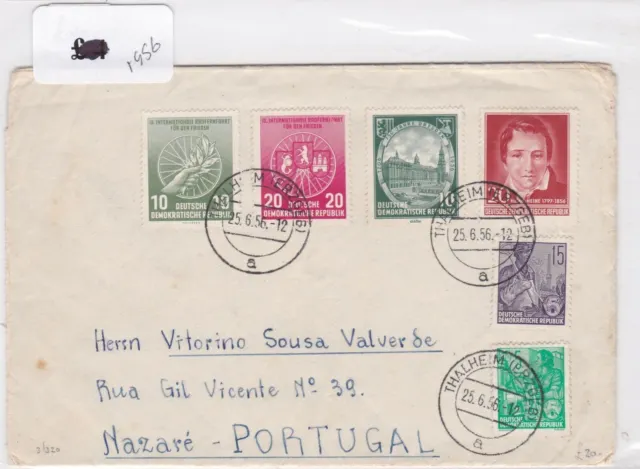 German Postal History Stamps Cover 1956  Ref 8781