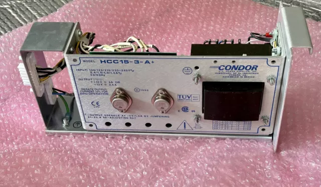Condor SL MODEL HCC15-3-A+ Linear DC 3A Power Supply GE Medical