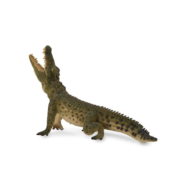 thumbnail image 2 of MOJO Crocodile Animal Figure With Hinged Jaw – 387162 – Educational Toy For Kids 3+ – Realistic Wild Life Model 2 of 6