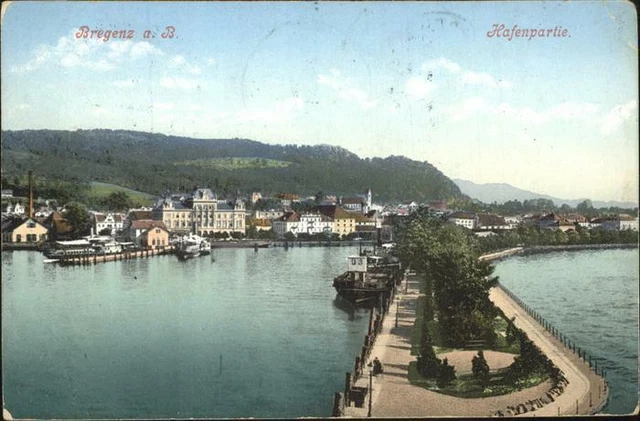 11383515 Bregenz Vorarlberg Hafenpartie Molo Bodensee Bregenz