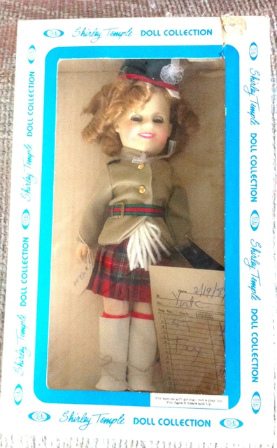 Vintage Shirley Temple 12" Doll Wee Willie Winkie Ideal 1982 New In Box