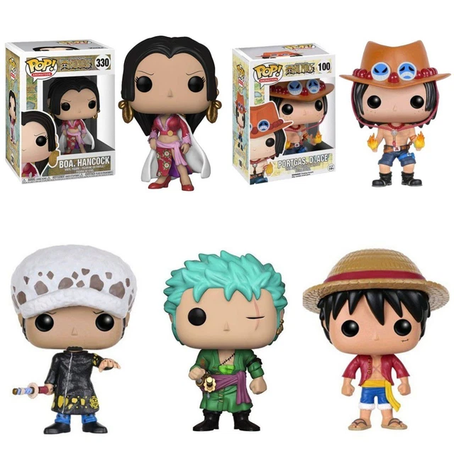 FUNKO POP ANIME One Piece Luffy Law Roronoa Zoro Action Figure Toys Kid