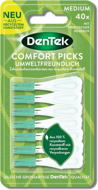 Dentek Eco Dentek Eco Comfort Picks 40 Stk. - Zahnzwischenraumbürste - Interdent