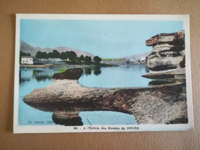 CPA - Entry of / The Basin Doubs N°466 - 1935