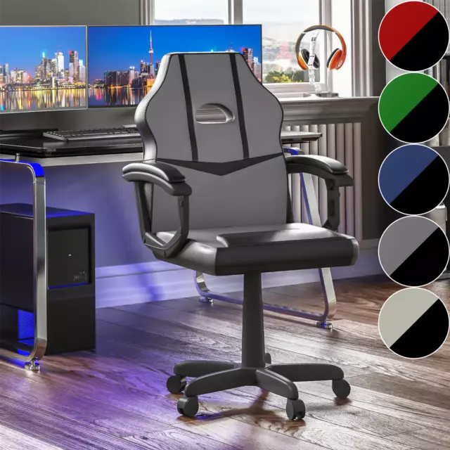 Racing Gaming Office Chair Executive Home Swivel Leather Sport Computer Desk