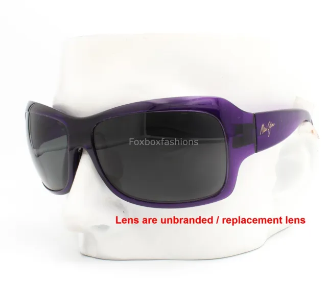 Maui Jim MJ 418-28C Seven Pools Sunglasses Transparent Purple Polarized - Read