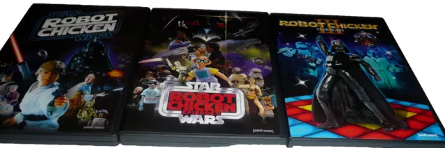 Star War  Robot Chicken I Ii Iii     Lot De 3 Dvd