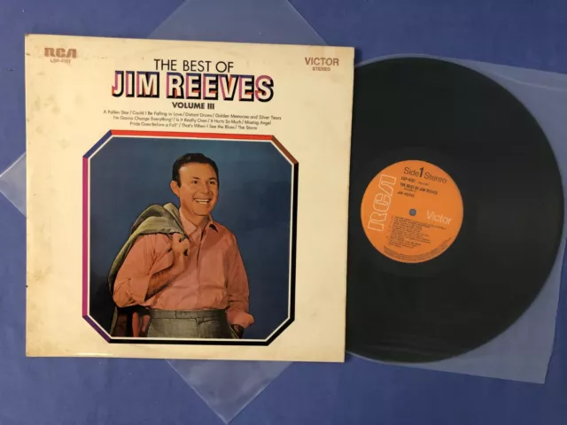 The Best of Jim Reeves Volume III 12" Vinyl LP RCA Victor Aus LSP-4187