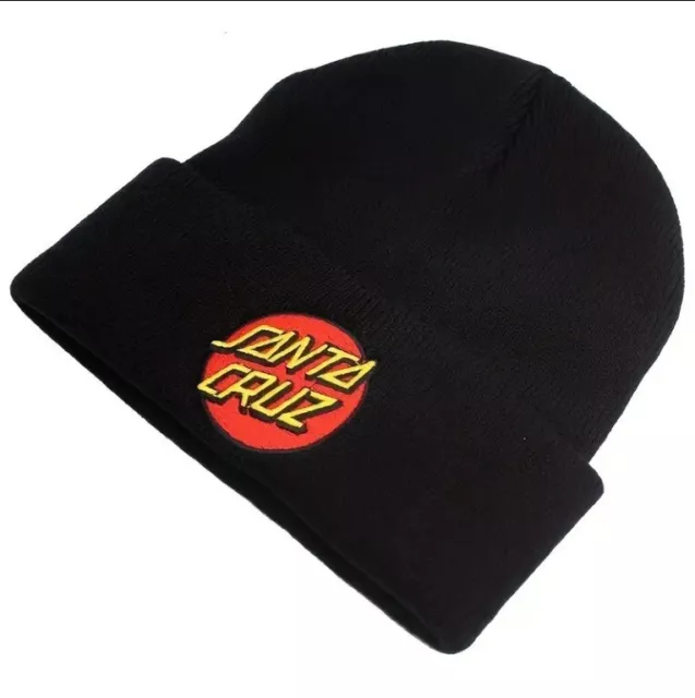 Santa Cruz - Classic Dot Beanie - Black