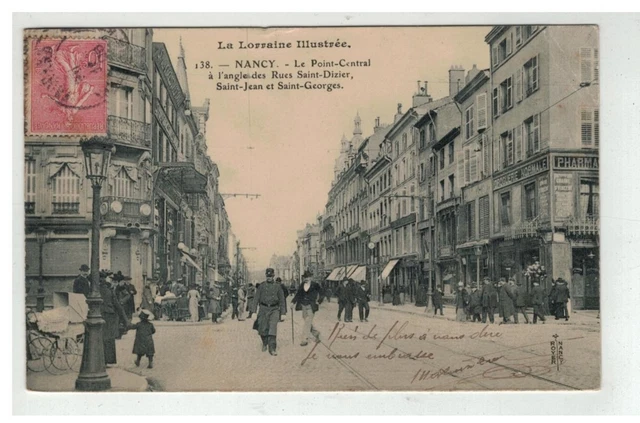 54 Nancy Illustree Point Central Anges Rues Saint Dizier Jean Et Georges