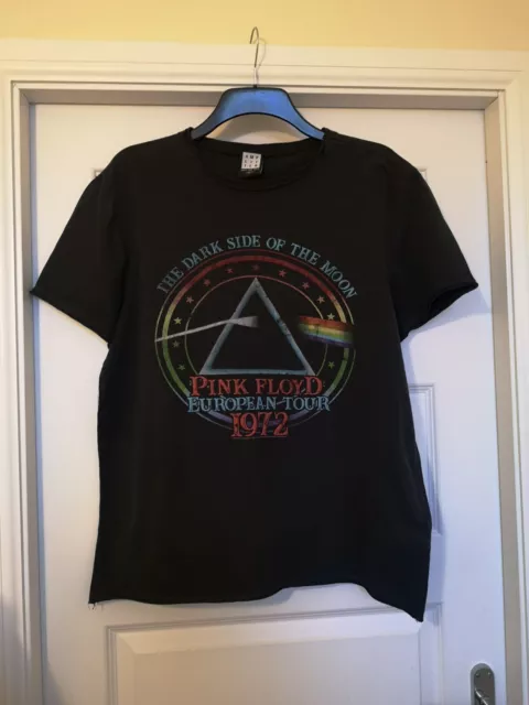 Band T Shirt Pink Floyd Dark Side Of The Moon European Tour 1972 XL Black