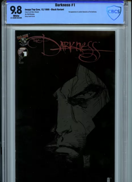 Darkness #1 (1996) Image/Top Cow CBCS 9.8 White Pages Black Variant