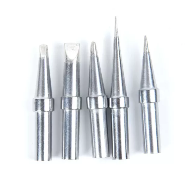 5pcs Set Replacement Long Conical Soldering Iron Tips For Weller EC1201A EC1204A