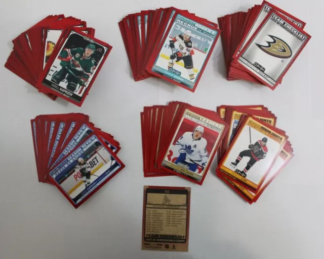 O-Pee-Chee Nhl Hockey 2021 2022 21 22 Red Border Parallel #1-#600 Pick Your Card