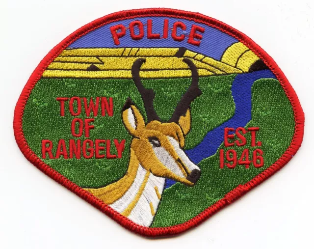 Rangely Colorado Co Police Patch